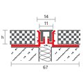 Movement joint with replaceable insert AL